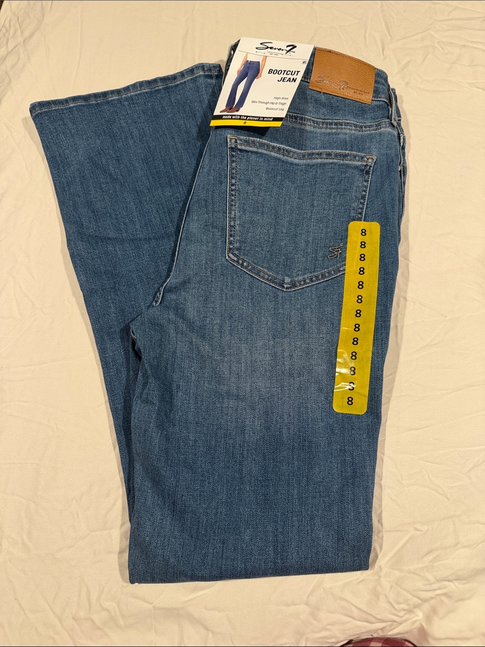 Seven7 Women’s Boot Cut Jeans - Medium Blue
